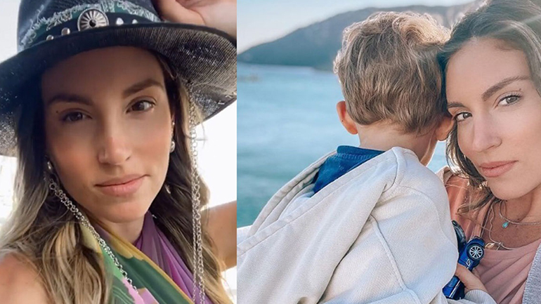 Αθηνά Οικονομάκου: Οι πρώτες φωτογραφίες από τις οικογενειακές διακοπές στη Μύκονο